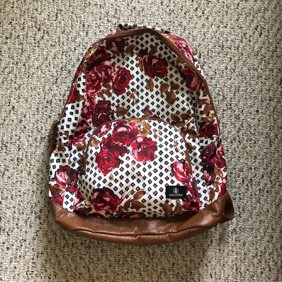 volcom schoolyard canvas backpack